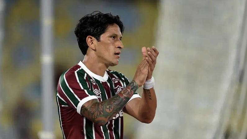 Germán Cano em campo pelo Fluminense diante do Ceará, pelo Brasileirão (Foto: Thiago Ribeiro/AGIF/Gazeta Press)