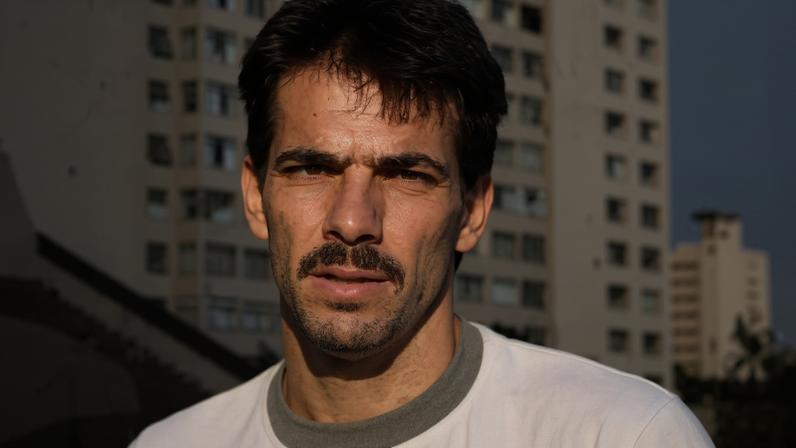 Careca Bianchesi em ação pelo Palmeiras, no início dos anos 1990. (Foto: Acervo/Gazeta Press)
