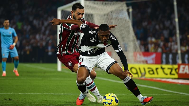 Rayan e Freytes em Vasco e Fluminense pela Copa do Brasil (Foto: Filipe Reveles/Photo Premium/Gazeta Press)