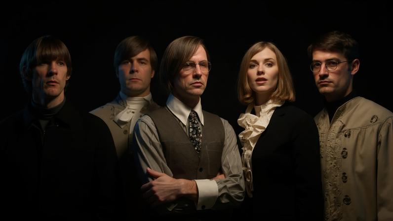 Joseph Byrd (center) with the United States of America
