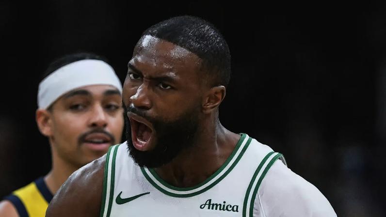 Jaylen Brown, do Boston Celtics, foi eleito o melhor da semana na NBA