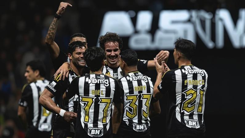 Jogadores do Atlético (Foto: Pedro Souza / Atlético)