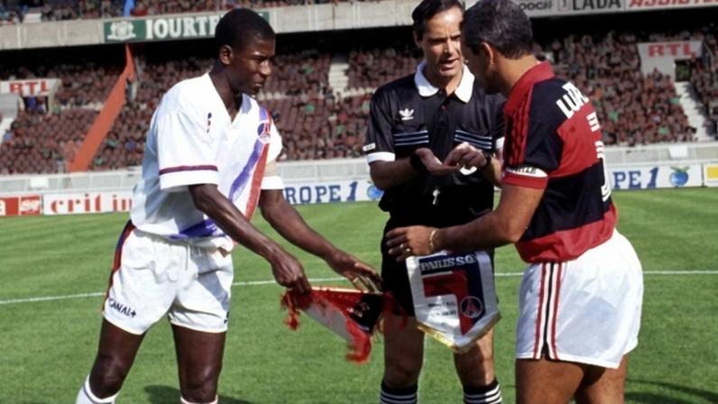 Júnior esteve em campo pelo Flamengo em todos os duelos com o PSG (Foto: Divulgação / PSG)