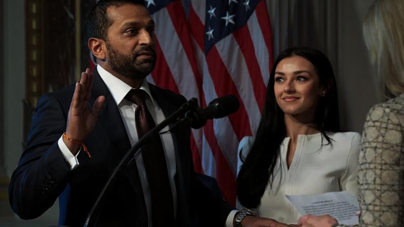 FBI Director Kash Patel and Alexis Wilkins