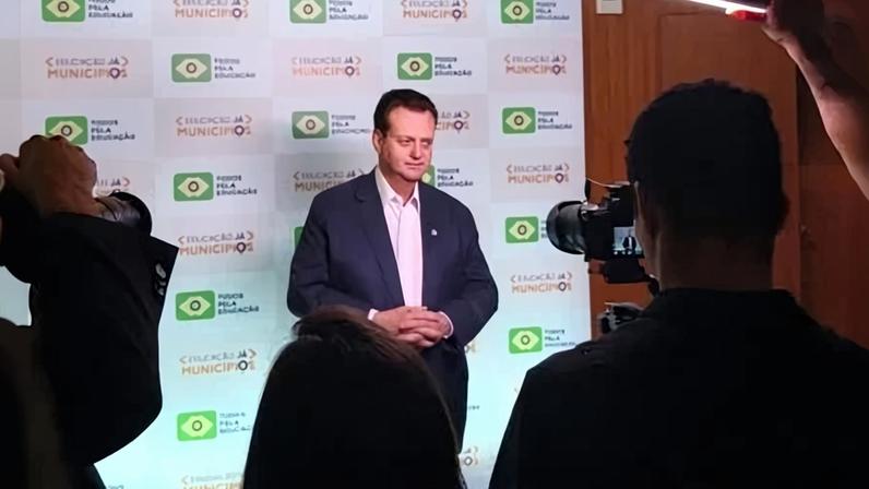 Gilberto Kassab, presidente do PSD, em um evento em Brasília. Foto: Vinícius Nunes/CartaCapital