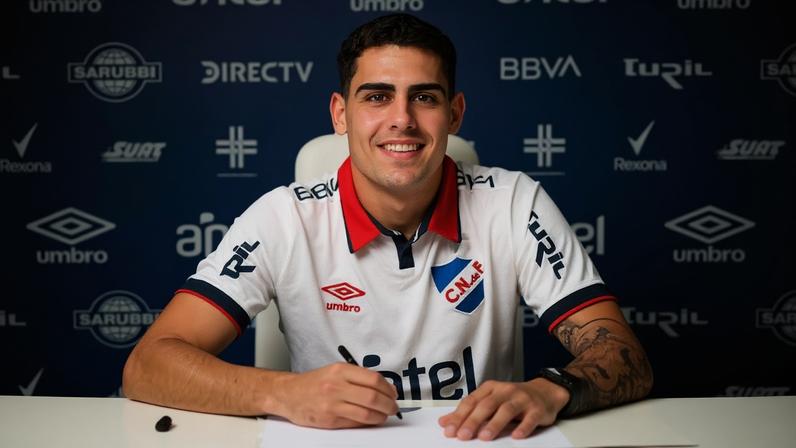 Lucas Villalba deve reforçar o Botafogo (Foto: Divulgação/Nacional-URU)
