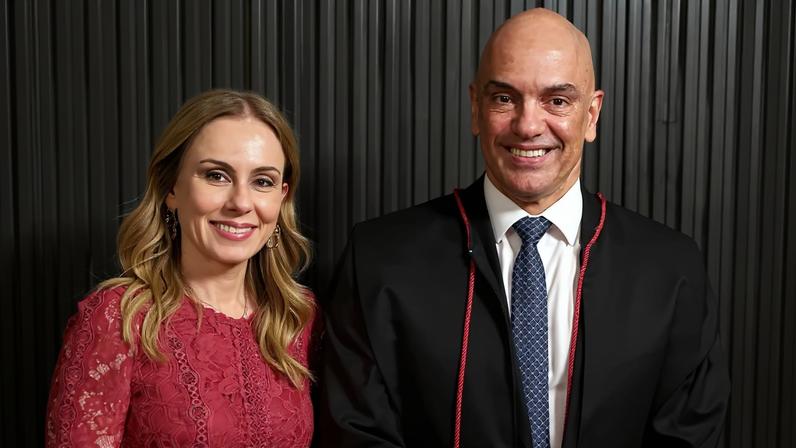 Viviane Barci e Alexandre de Moraes – Imagem: Arquivo/TSE