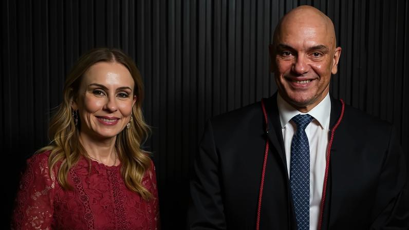 Viviane Barci e Alexandre de Moraes – Imagem: Arquivo/TSE