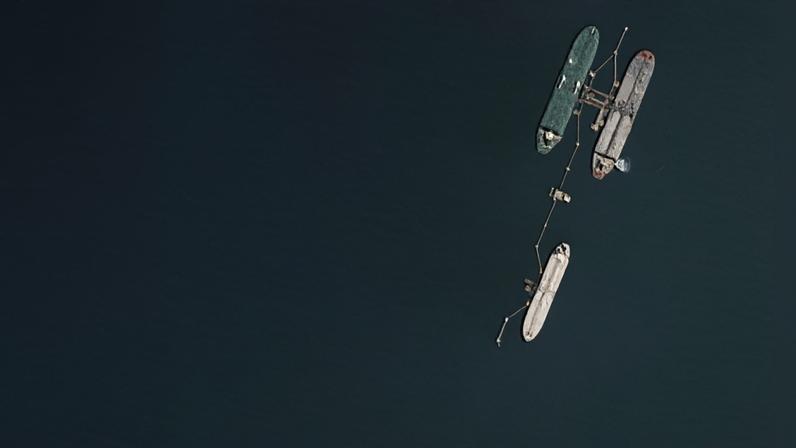 Imagen vía satélite del petrolero Skipper