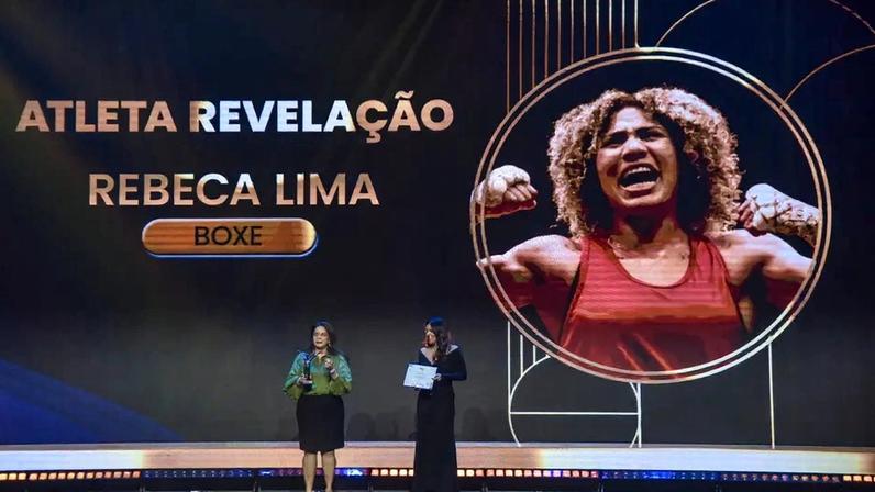 Rebeca Lima foi eleita Atleta Revelação no Prêmio Brasil 2025 (Foto: Foto: Paulo Mumia/COB)