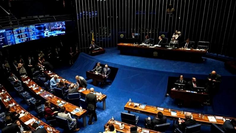 Plenário do Senado Federal, em Brasília