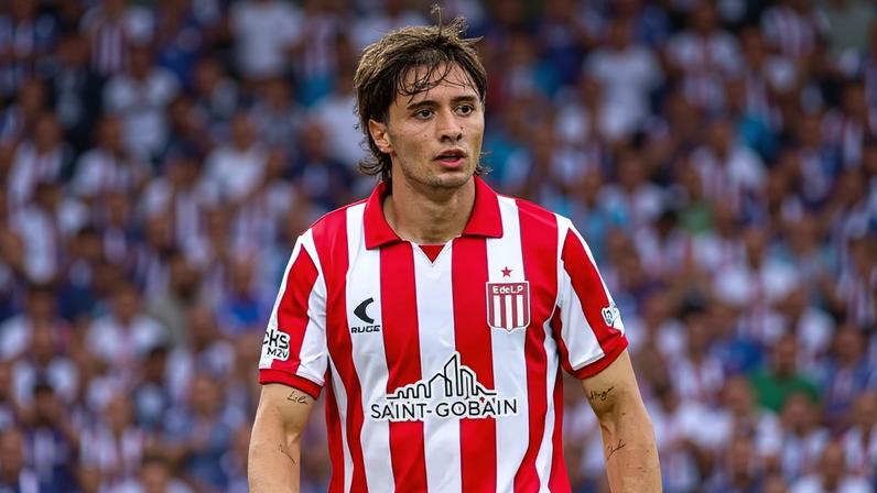 Román Gómez, lateral do Estudiantes (Foto: redes sociais)