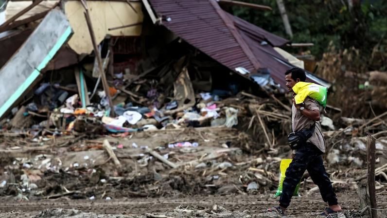 Aftermath of deadly flash flood in Batang Toru, South Tapanuli