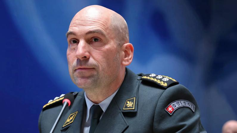 Lieutenant General Thomas Suessli Chief of the Armed Forces attends a news conference in Bern, Switzerland, March 16, 2020. REUTERS/Denis Balibouse