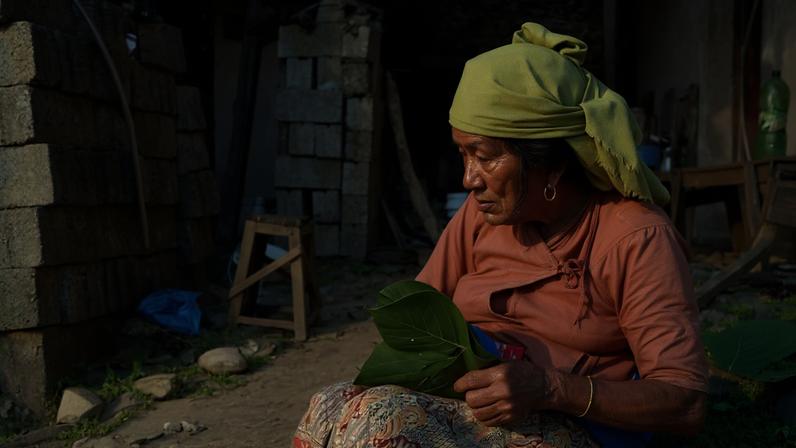 A Magar local affected by the Tanahu Hydropower project. Image by Sanjog Laapaa Magar, INWOLAG.