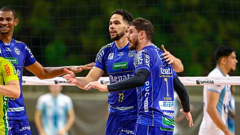 Praia Clube na Superliga 25/26 (Foto: Agência i7/Sada Cruzeiro)