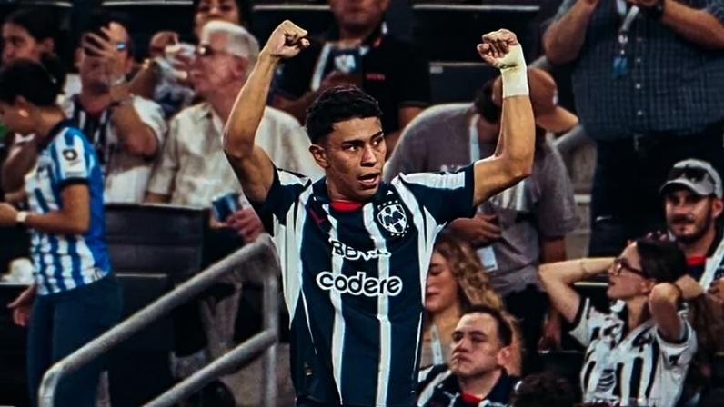 Johan Rojas comemora gol do Monterrey (Foto: Reprodução/Instagram)