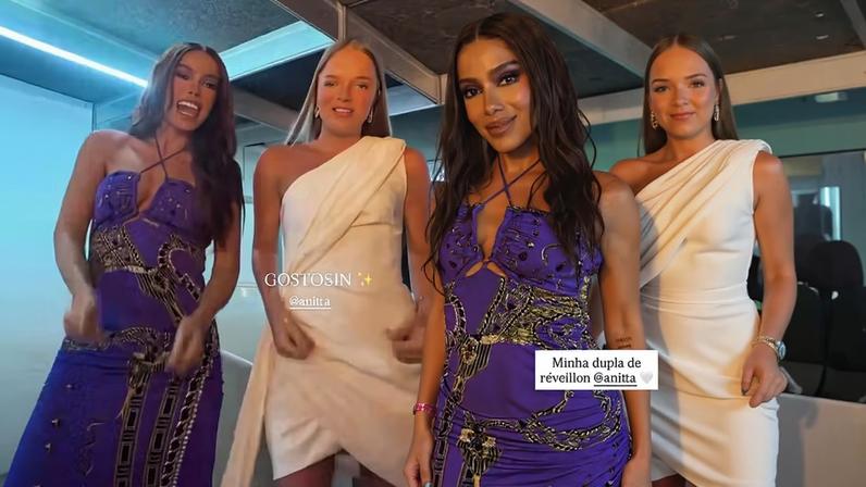 Anitta e Rafaella Justus — Foto: Reprodução/Instagram