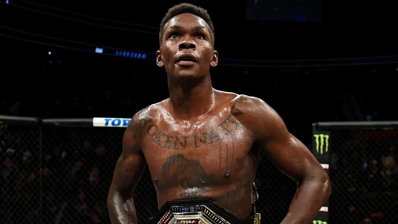 Adesanya agora é torcedor de Poatan no UFC (Foto: Reprodução Twitter UFC Brasil)