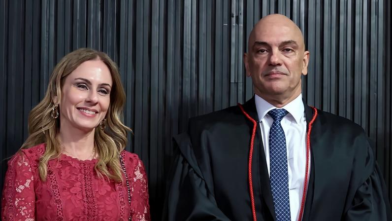Viviane e Alexandre de Moraes — Foto: Divulgação