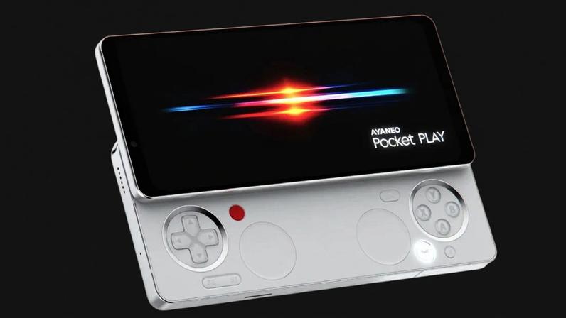 Closed, the Pocket Play looks mostly like a regular phone, shoulder buttons aside.