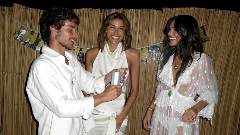 João Lucas, Sasha Meneghel e Bruna Marquezine — Foto: Reprodução/Instagram