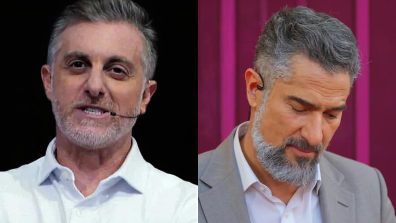 Muito antes de ser substituto de Luciano Huck na Globo, Marcos Mion ganhou alfinetada do apresentador na web: 'Me soa familiar...'
