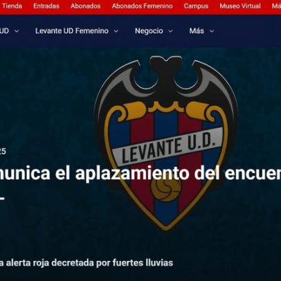 Levante x Villarreal é adiado e não contará para a rodada 17