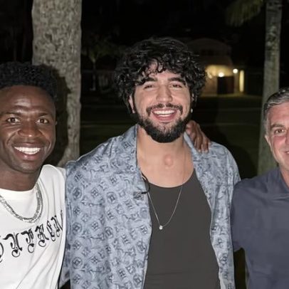 Nattan reage após postar foto com Vini Jr. ao som de Zé Felipe