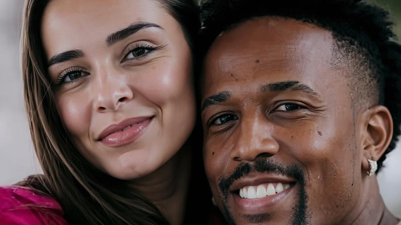 Tainá Militão mostra mudança no visual de Eder Militão — Foto: Reprodução/Instagram