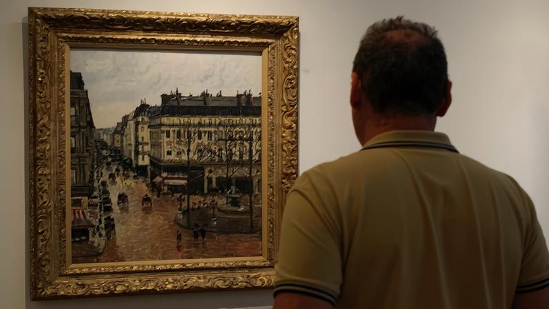 Camille Pissarro's Rue Saint-Honoré, dans l'après-midi. Effet de pluie (1897), at the Museo Nacional Thyssen-Bornemisza in Madrid, has been the subject of a Nazi-loot restitution claim in California for decades Photo © The Art Newspaper