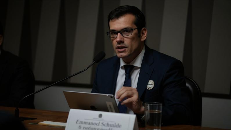 Emmanoel Rondon, o presidente dos Correios. Foto: Edilson Rodrigues/Agência Senado