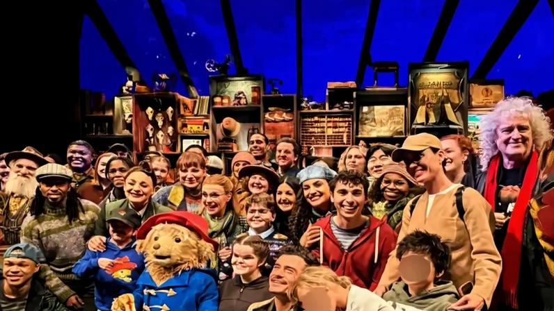 Katy Perry and Orlando Bloom took their daughter, Daisy Dove, to the “Paddington” play in London.
