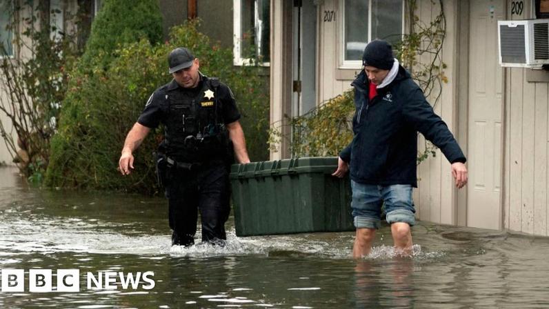 Evacuation efforts were under way in Sultan, Washington, on Wednesday