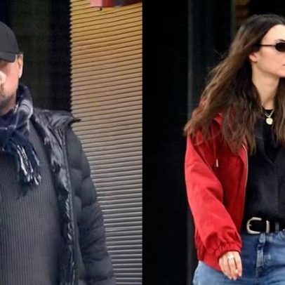 Leonardo DiCaprio evita paparazzi em passeio com Vittoria Ceretti