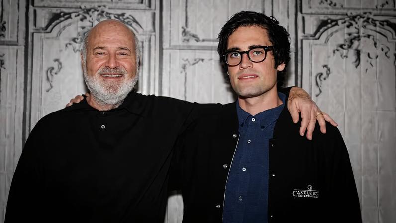 Rob Reiner e o filho Nick Reiner em 2016 — Foto: Getty Images