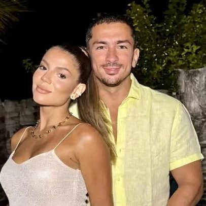 Hariany é vista em clima romântico com Renan Machado, irmão de Anitta