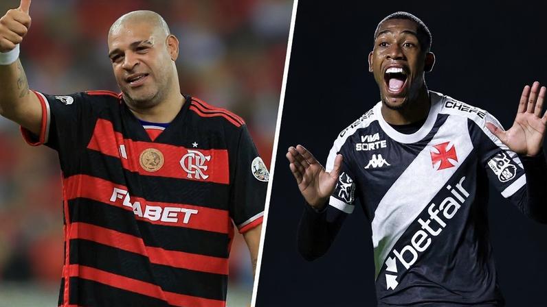 Adriano Imperador, à esquerda, e Rayan, à direita
