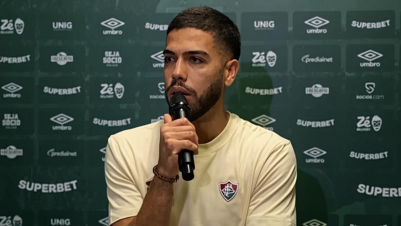 Nonato na zona mista após Fluminense x Vasco (Foto: Reprodução)