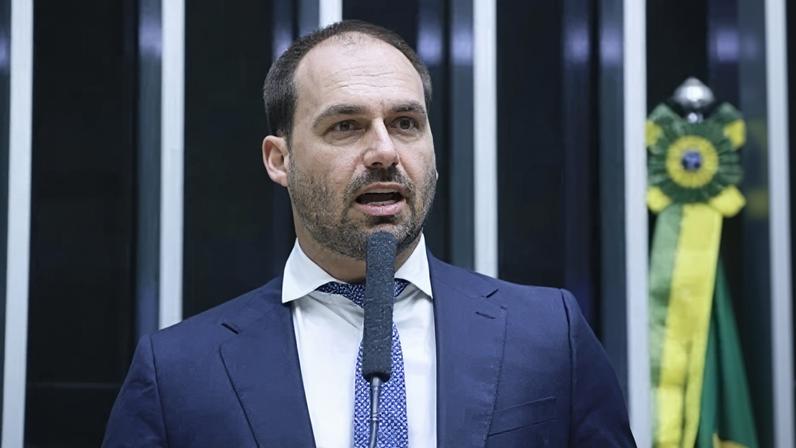 O deputado da extrema-direita Eduardo Bolsonaro (PL-SP). Foto: Paulo Sérgio/Câmara dos Deputados