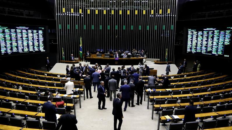 Sessão do Congresso para análise de vetos presidenciais — Foto: Kayo Magalhães/Câmara dos Deputados