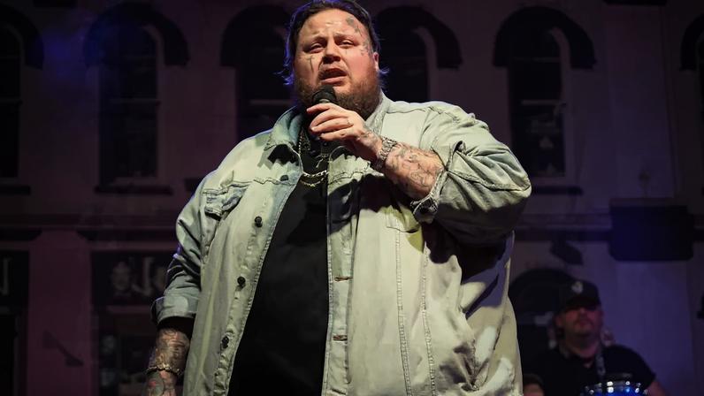 Jelly Roll (seen here in 2021) reflected on his 300-pound weight loss in a new interview. Getty Images