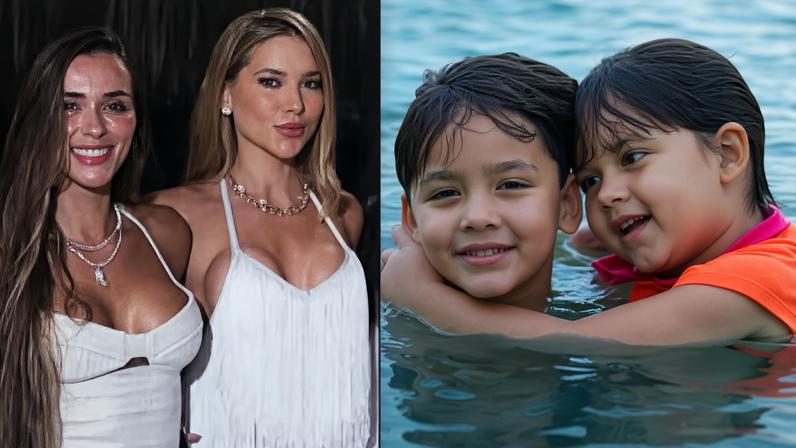 Virginia Fonseca se diverte com interação de Maria Flor e Mateo em fotos de Tainá Militão — Foto: Reprodução/Instagram