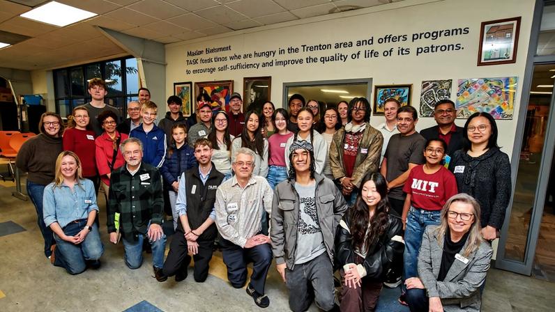 Students, alumni, and staff from TASK and the PKG Center participated in a one-day social impact hackathon.