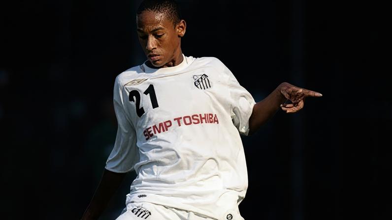 Neymar na estreia pela Copinha em 2008; O craque disputou duas edições do torneio de base