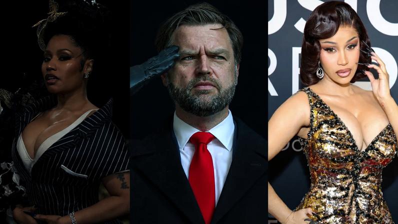 Vice President JD Vance sides with Nicki Minaj over Cardi B in an ongoing rap feud between the two rappers, expressing his support on social media