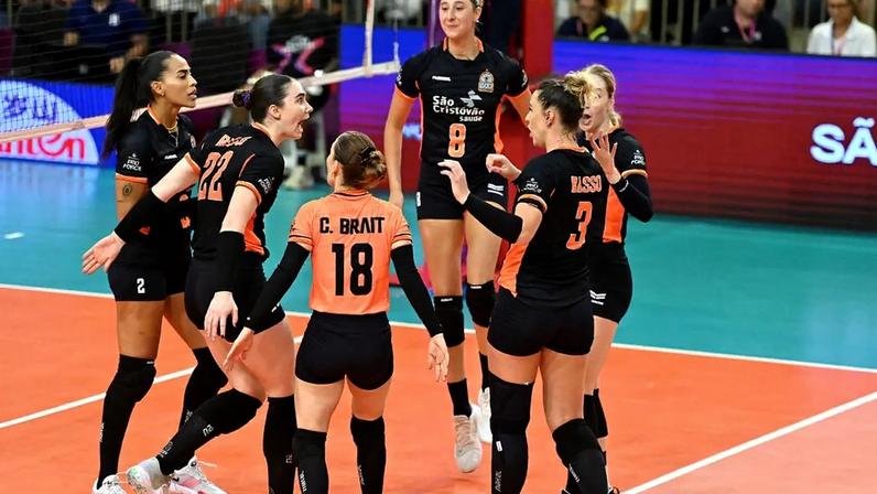 Osasco estreou com vitória no Mundial de Clubes (Foto: João Pires/ Fotojump)