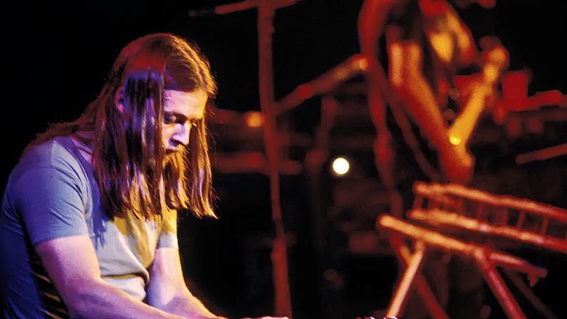 Pink Floyd's David Gilmour and Roger Waters, 1975.