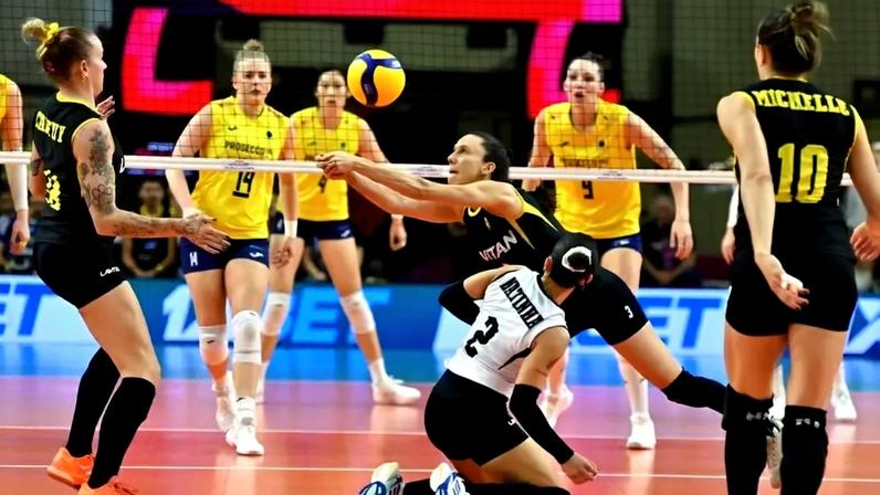 Praia Clube e Conegliano se enfrentam na terceira trodada classificatória do Mundial de Clubes (Foto: João Pires/Fotojump)