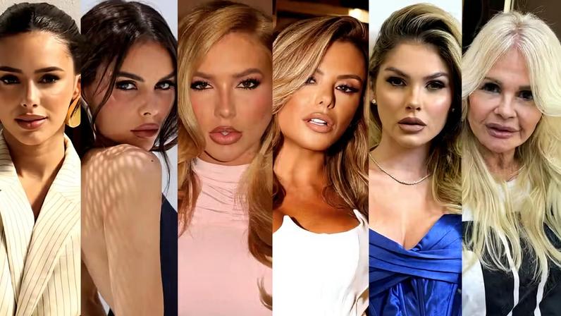 Bruna Biancardi, Amanda Kimberlly, Virginia Fonseca, Poliana Rocha, Bárbara Evans e Monique Evans — Foto: Gabriel Correia (@gabrielccorreia), Gustavo Lima (@eugustavolimaph), Reprodução/Instagram, Lhairton Costa (@lhairtton), Anelise (@anelisemompean) e Reprodução/Instagram